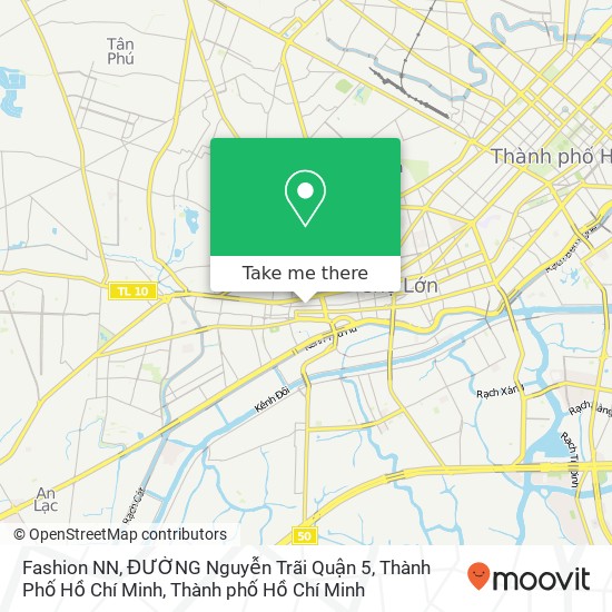 Bản đồ Fashion NN, ĐƯỜNG Nguyễn Trãi Quận 5, Thành Phố Hồ Chí Minh