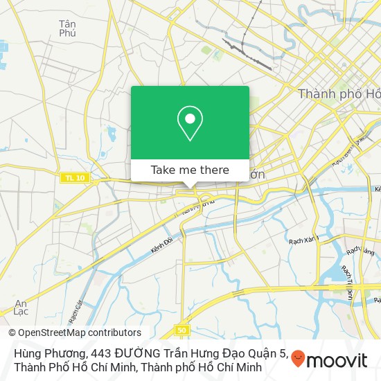 Bản đồ Hùng Phương, 443 ĐƯỜNG Trần Hưng Đạo Quận 5, Thành Phố Hồ Chí Minh