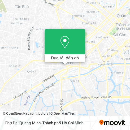 Bản đồ Chợ Đại Quang Minh