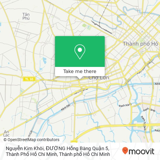 Bản đồ Nguyễn Kim Khôi, ĐƯỜNG Hồng Bàng Quận 5, Thành Phố Hồ Chí Minh
