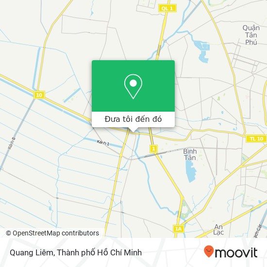 Bản đồ Quang Liêm, HẺM 1425 Tỉnh Lộ 10 Quận Bình Tân, Thành Phố Hồ Chí Minh