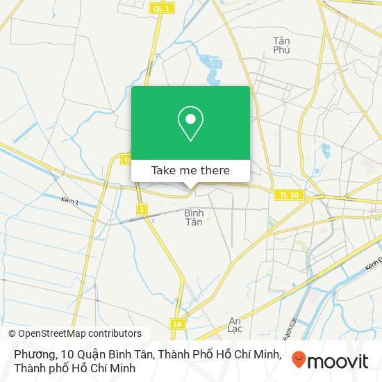 Bản đồ Phương, 10 Quận Bình Tân, Thành Phố Hồ Chí Minh