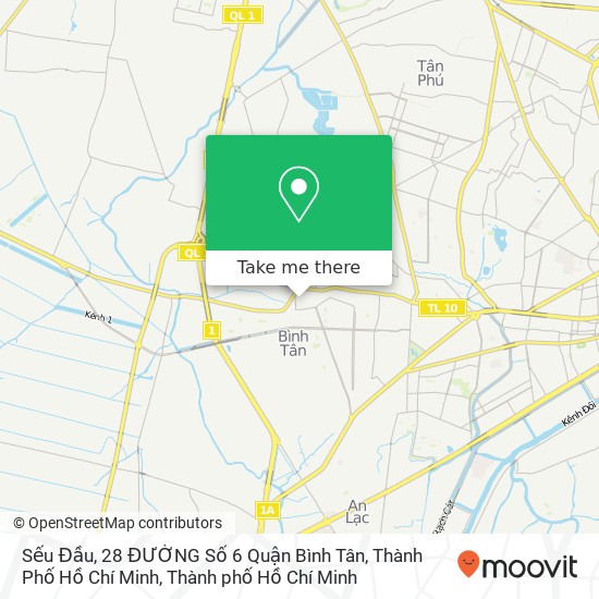 Bản đồ Sếu Đầu, 28 ĐƯỜNG Số 6 Quận Bình Tân, Thành Phố Hồ Chí Minh