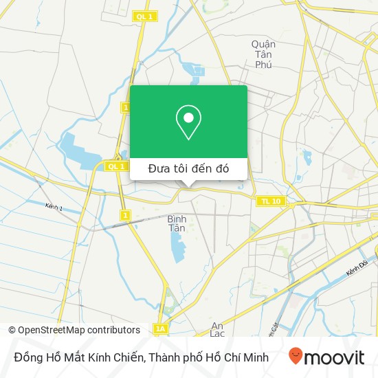 Bản đồ Đồng Hồ Mắt Kính Chiến, 816 10 Quận Bình Tân, Thành Phố Hồ Chí Minh