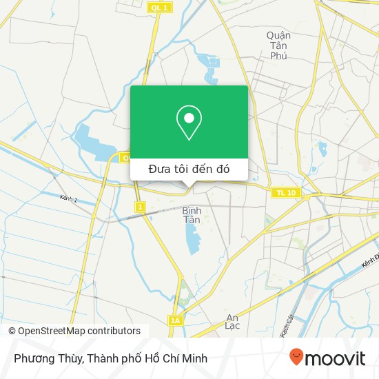 Bản đồ Phương Thùy, 10 Quận Bình Tân, Thành Phố Hồ Chí Minh