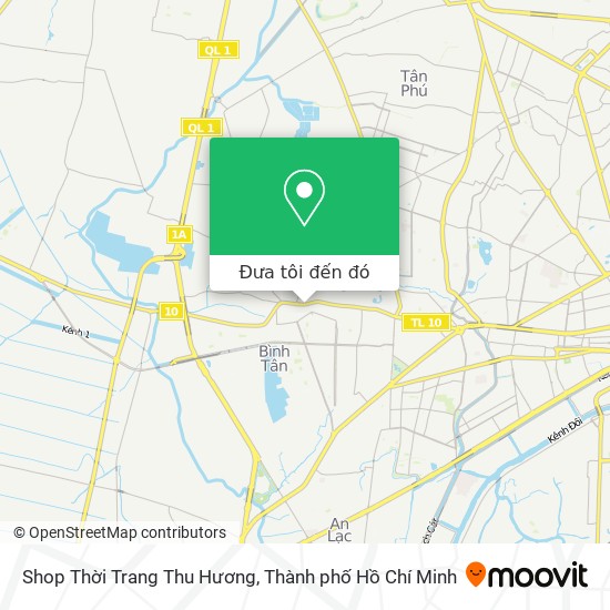 Bản đồ Shop Thời Trang Thu Hương