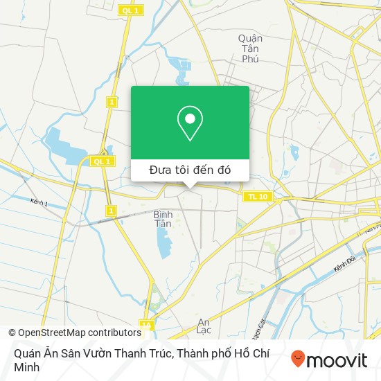 Bản đồ Quán Ăn Sân Vườn Thanh Trúc, ĐƯỜNG Số 29 Quận Bình Tân, Thành Phố Hồ Chí Minh