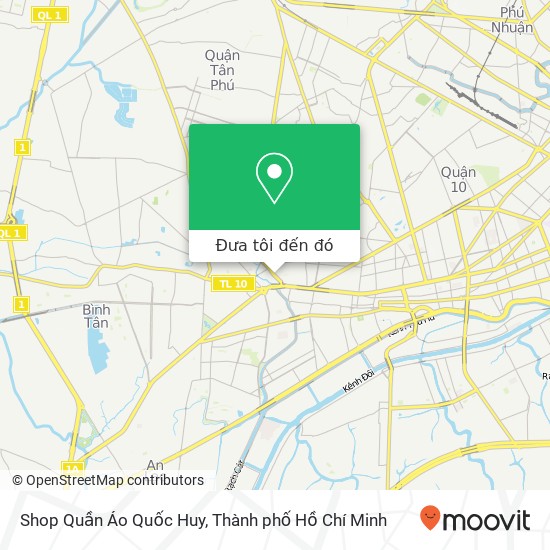 Bản đồ Shop Quần Áo Quốc Huy, ĐƯỜNG Tân Hóa Quận 11, Thành Phố Hồ Chí Minh