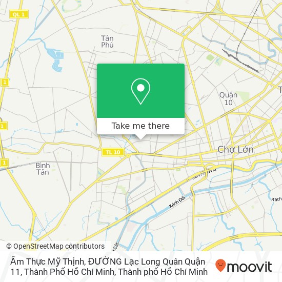 Bản đồ Ẩm Thực Mỹ Thịnh, ĐƯỜNG Lạc Long Quân Quận 11, Thành Phố Hồ Chí Minh