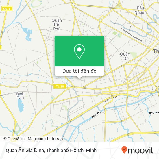 Bản đồ Quán Ăn Gia Đình, ĐƯỜNG Lạc Long Quân Quận 11, Thành Phố Hồ Chí Minh