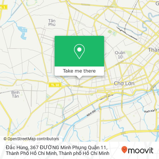 Bản đồ Đắc Hùng, 367 ĐƯỜNG Minh Phụng Quận 11, Thành Phố Hồ Chí Minh