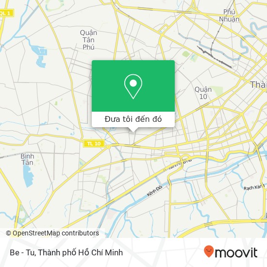 Bản đồ Be - Tu, 300 ĐƯỜNG Hàn Hải Nguyên Quận 11, Thành Phố Hồ Chí Minh