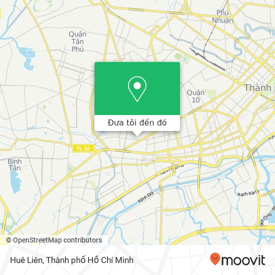 Bản đồ Huê Liên, 90 ĐƯỜNG Xóm Đất Quận 11, Thành Phố Hồ Chí Minh