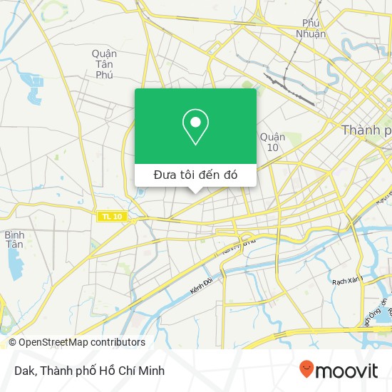 Bản đồ Dak, 46 ĐƯỜNG Dương Đình Nghệ Quận 11, Thành Phố Hồ Chí Minh