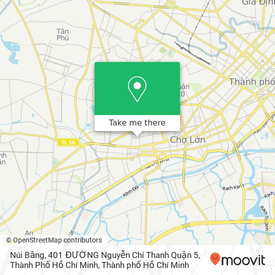 Bản đồ Núi Băng, 401 ĐƯỜNG Nguyễn Chí Thanh Quận 5, Thành Phố Hồ Chí Minh