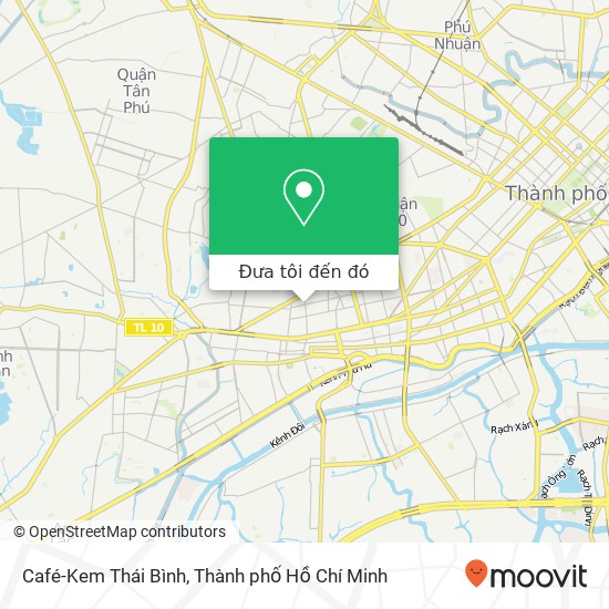 Bản đồ Café-Kem Thái Bình, 227 ĐƯỜNG Tạ Uyên Quận 11, Thành Phố Hồ Chí Minh