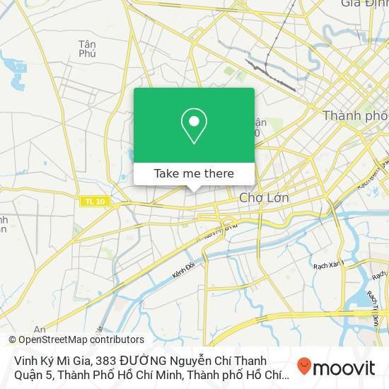 Bản đồ Vinh Ký Mì Gia, 383 ĐƯỜNG Nguyễn Chí Thanh Quận 5, Thành Phố Hồ Chí Minh