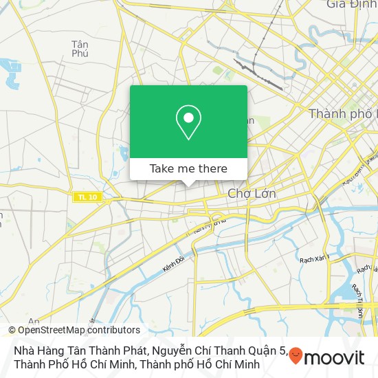 Bản đồ Nhà Hàng Tân Thành Phát, Nguyễn Chí Thanh Quận 5, Thành Phố Hồ Chí Minh