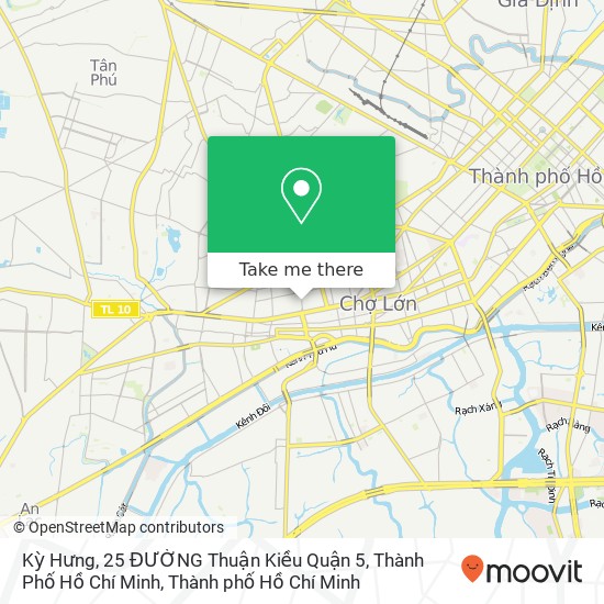 Bản đồ Kỳ Hưng, 25 ĐƯỜNG Thuận Kiều Quận 5, Thành Phố Hồ Chí Minh