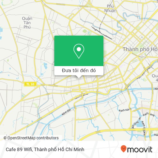 Bản đồ Cafe 89 Wifi, ĐƯỜNG Thuận Kiều Quận 11, Thành Phố Hồ Chí Minh