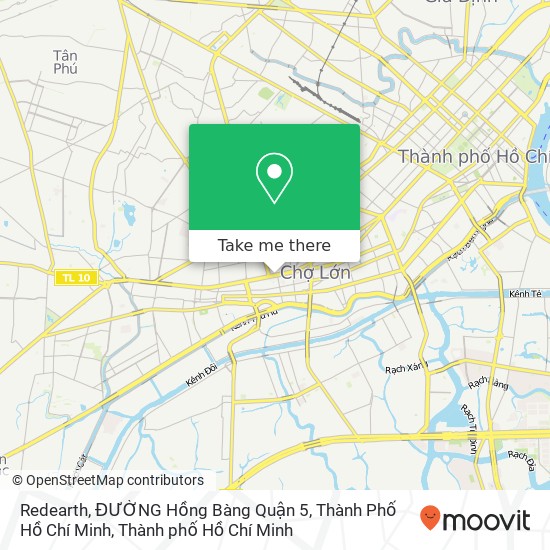 Bản đồ Redearth, ĐƯỜNG Hồng Bàng Quận 5, Thành Phố Hồ Chí Minh