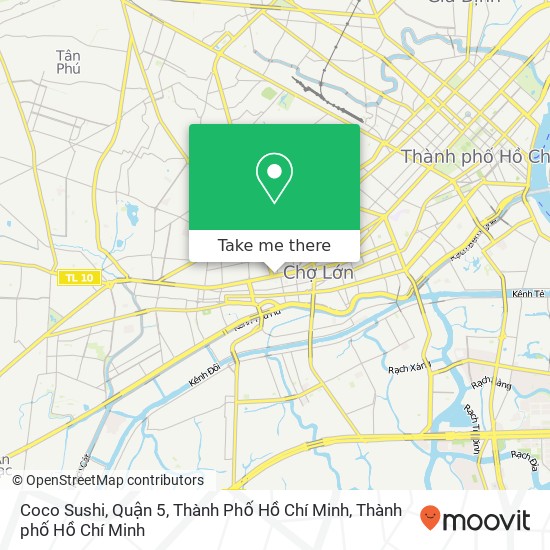 Bản đồ Coco Sushi, Quận 5, Thành Phố Hồ Chí Minh