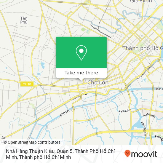 Bản đồ Nhà Hàng Thuận Kiều, Quận 5, Thành Phố Hồ Chí Minh