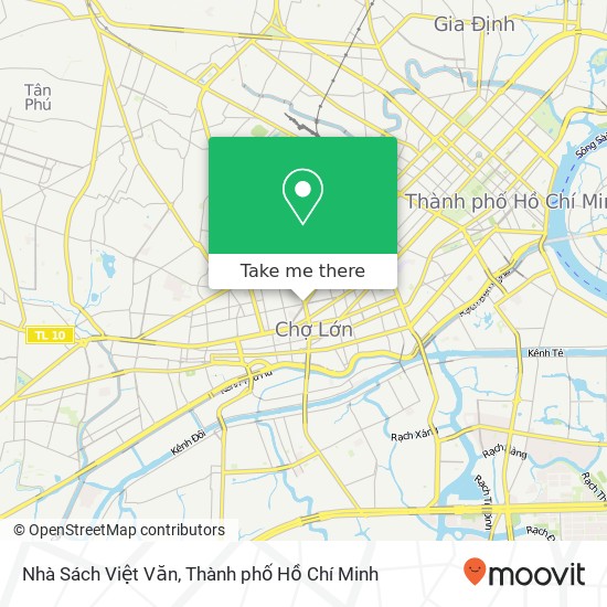 Bản đồ Nhà Sách Việt Văn
