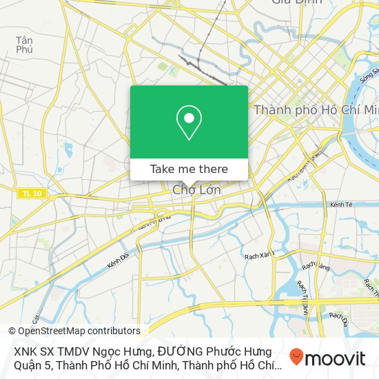 Bản đồ XNK SX TMDV Ngọc Hưng, ĐƯỜNG Phước Hưng Quận 5, Thành Phố Hồ Chí Minh