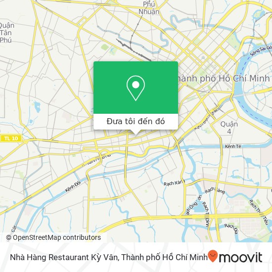Bản đồ Nhà Hàng Restaurant Kỳ Vân, ĐƯỜNG Trần Phú Quận 5, Thành Phố Hồ Chí Minh