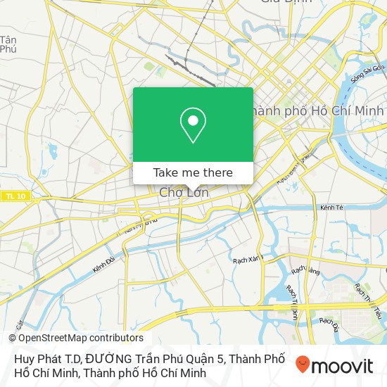 Bản đồ Huy Phát T.D, ĐƯỜNG Trần Phú Quận 5, Thành Phố Hồ Chí Minh