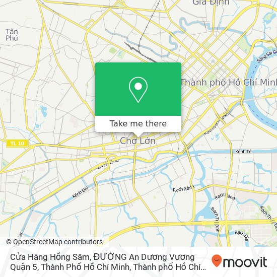 Bản đồ Cửa Hàng Hồng Sâm, ĐƯỜNG An Dương Vương Quận 5, Thành Phố Hồ Chí Minh