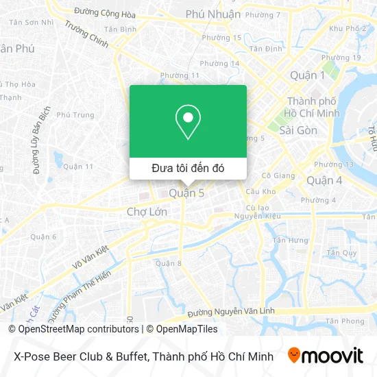 Bản đồ X-Pose Beer Club & Buffet