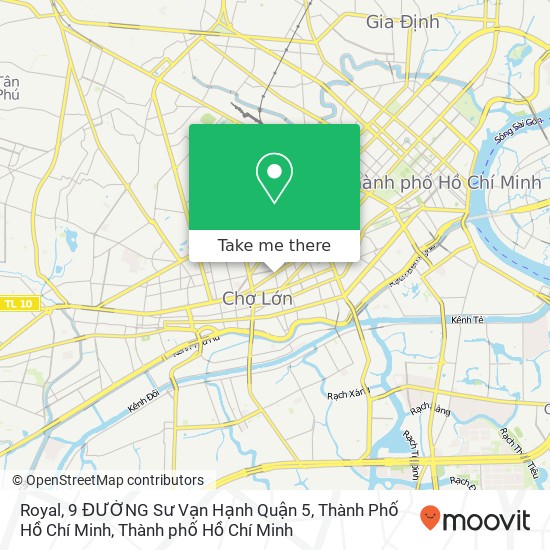 Bản đồ Royal, 9 ĐƯỜNG Sư Vạn Hạnh Quận 5, Thành Phố Hồ Chí Minh