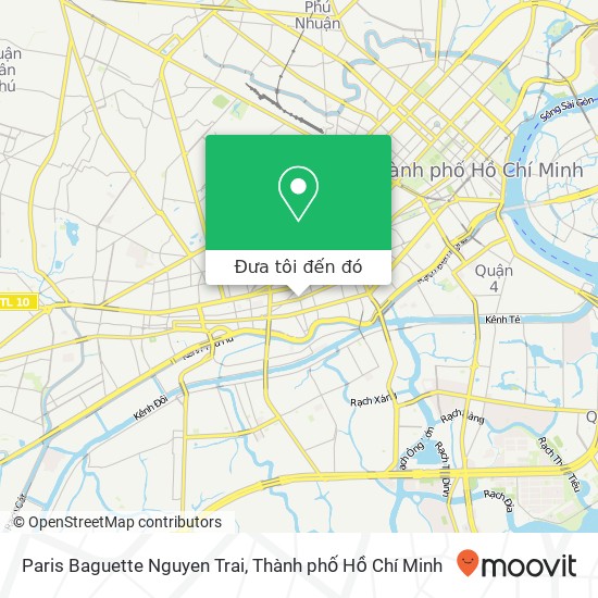 Bản đồ Paris Baguette Nguyen Trai, ĐƯỜNG Nguyễn Trãi Quận 5, Thành Phố Hồ Chí Minh