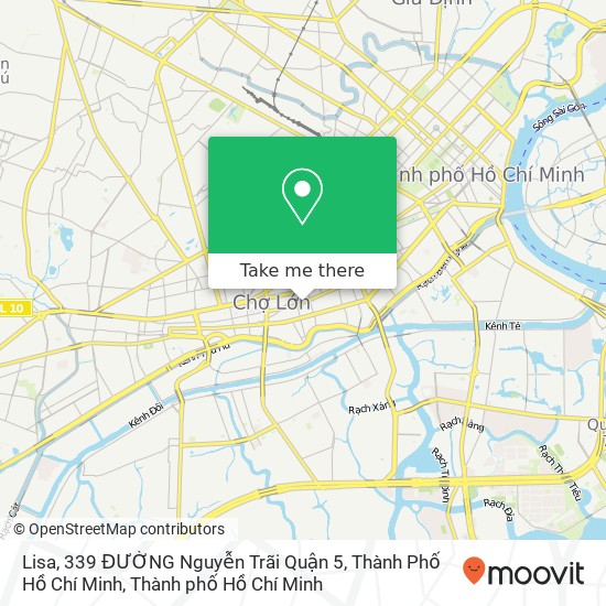Bản đồ Lisa, 339 ĐƯỜNG Nguyễn Trãi Quận 5, Thành Phố Hồ Chí Minh