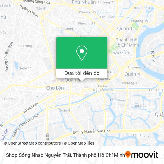 Bản đồ Shop Sóng Nhạc Nguyễn Trãi