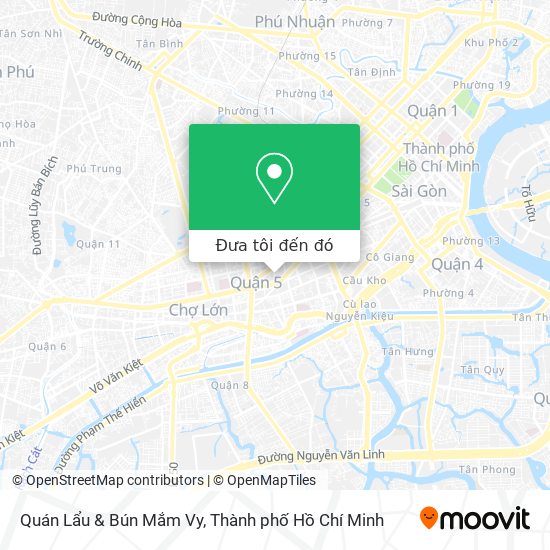 Bản đồ Quán Lẩu & Bún Mắm Vy