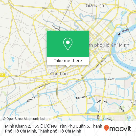 Bản đồ Minh Khánh 2, 155 ĐƯỜNG Trần Phú Quận 5, Thành Phố Hồ Chí Minh
