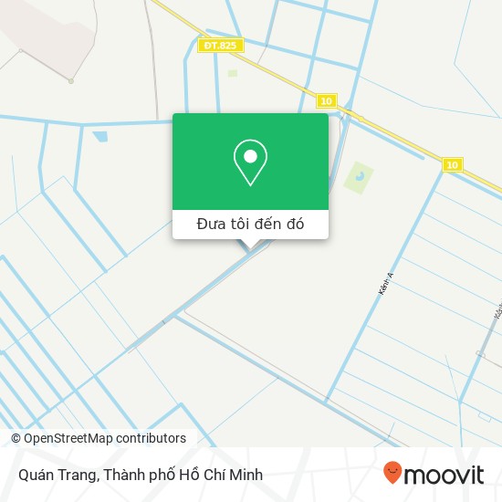 Bản đồ Quán Trang, ĐƯỜNG Vườn Thơm Huyện Bình Chánh, Thành Phố Hồ Chí Minh