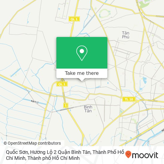 Bản đồ Quốc Sơn, Hương Lộ 2 Quận Bình Tân, Thành Phố Hồ Chí Minh