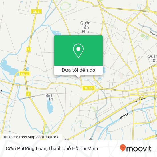 Bản đồ Cơm Phương Loan, 279 ĐƯỜNG Tân Hòa Đông Quận Bình Tân, Thành Phố Hồ Chí Minh