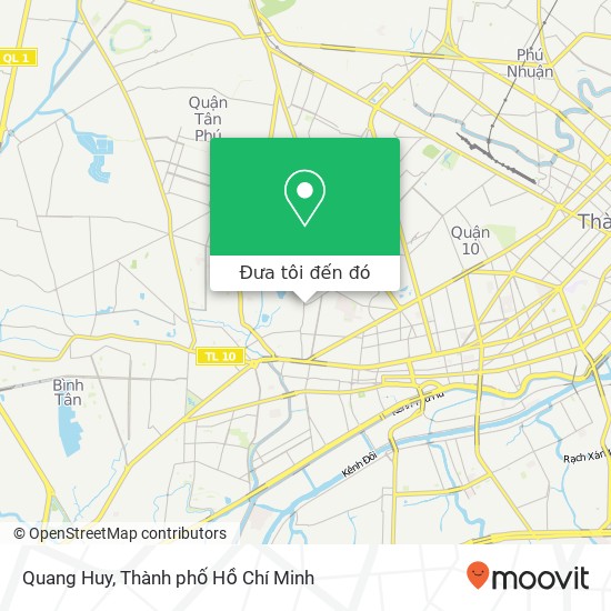 Bản đồ Quang Huy, ĐƯỜNG Bình Thới Quận 11, Thành Phố Hồ Chí Minh