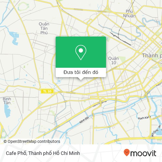 Bản đồ Cafe Phố, ĐƯỜNG Số 3A Quận 11, Thành Phố Hồ Chí Minh