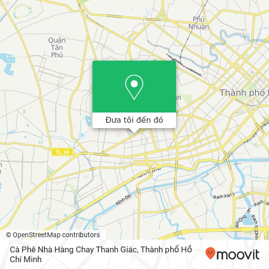 Bản đồ Cà Phê Nhà Hàng Chay Thanh Giác, ĐƯỜNG Công Chúa Ngọc Hân Quận 11, Thành Phố Hồ Chí Minh