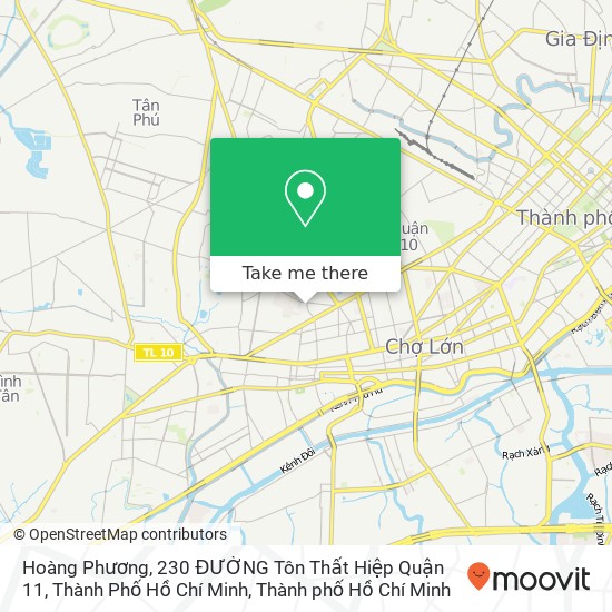 Bản đồ Hoàng Phương, 230 ĐƯỜNG Tôn Thất Hiệp Quận 11, Thành Phố Hồ Chí Minh