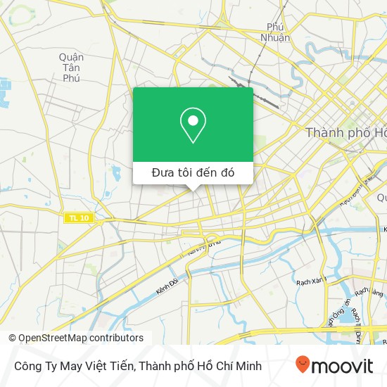 Bản đồ Công Ty May Việt Tiến, ĐƯỜNG Phó Cơ Điều Quận 11, Thành Phố Hồ Chí Minh