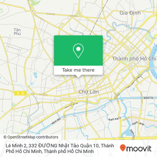 Bản đồ Lê Minh 2, 332 ĐƯỜNG Nhật Tảo Quận 10, Thành Phố Hồ Chí Minh
