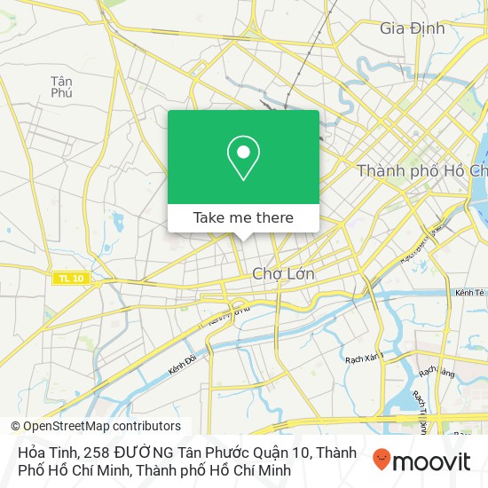 Bản đồ Hỏa Tinh, 258 ĐƯỜNG Tân Phước Quận 10, Thành Phố Hồ Chí Minh