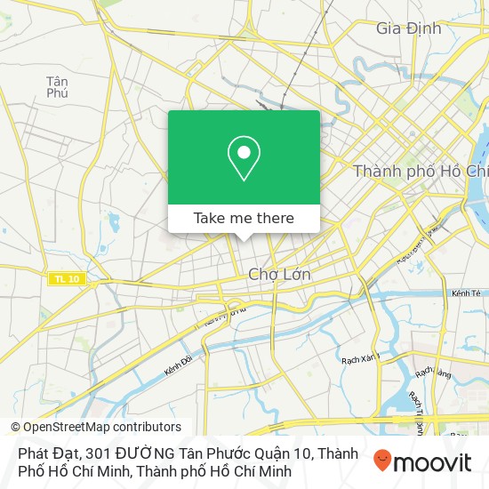 Bản đồ Phát Đạt, 301 ĐƯỜNG Tân Phước Quận 10, Thành Phố Hồ Chí Minh